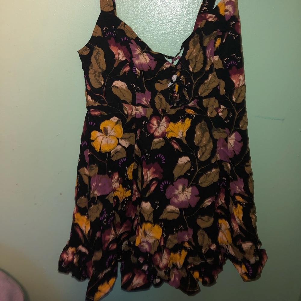 Summer floral dress/tunic.